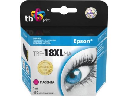 Ink. kazeta TB kompat. s Epson T1813 M 100% New