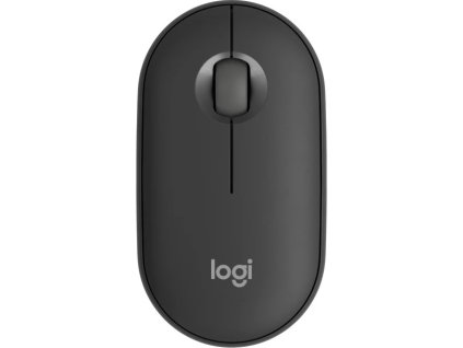 LOGITECH Pebble Mouse 2 M350s Mouse optical 3 buttons wireless Bluetooth 5.2 LE tonal graphite
