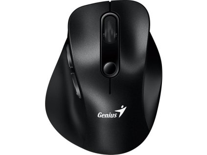 GENIUS Ergo 9000S Black/ duální Bluetooth + 2,4GHz/ 2400 dpi/ bezdrátová/ tichá/ černá