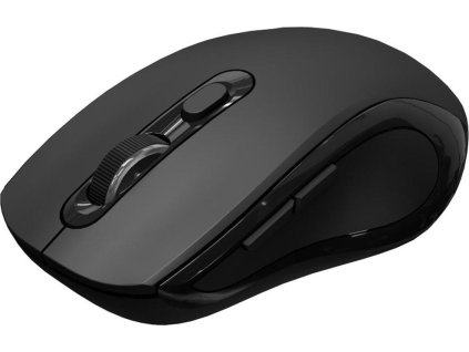 C-TECH WLM-12BK/Ergonomická/Optická/Pro praváky/1 600 DPI/USB+BT/Černá