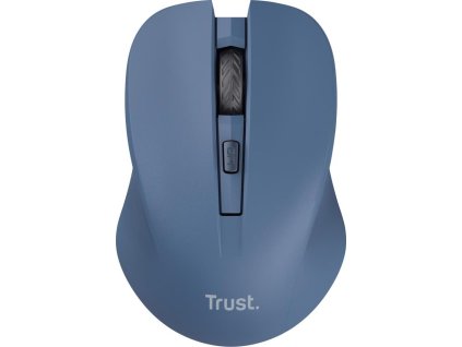 TRUST myš Mydo tichá bezdrátová myš, optická, USB, modrá