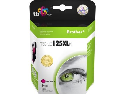 Ink.kazet kompatibilni s Brother LC125XLM 100% new