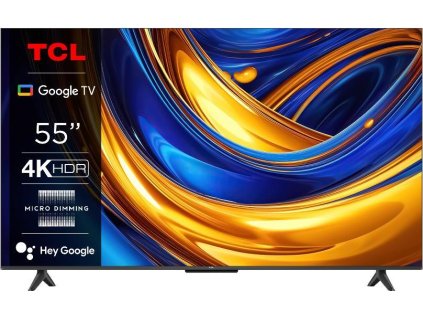 TCL 55P655 55" TV, 4K Ultra HD, LED, Google TV, HDR, MagiConnect T-cast, WiFi, Bluetooth, Dolby Audio