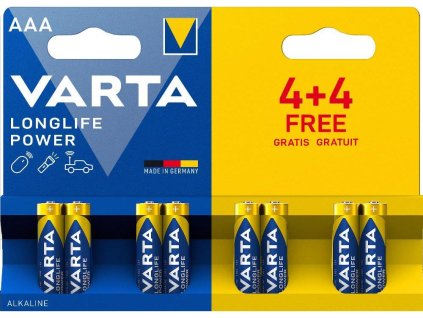 Varta LR03/4+4 Longlife POWER 4903