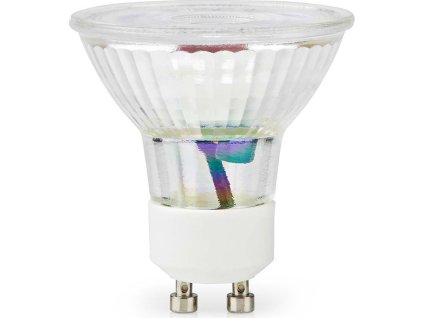NEDIS LED žárovka GU10/ PAR16/ 3 W/ 220 V/ 230 lm/ 2700 K/ teplá bílá/ čirá