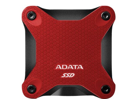 ADATA Externí SSD 2TB SD620, USB Micro-B, USB 3.2 Gen 2, R:520/W:460MB/s, červená