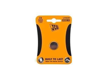 JCB knoflíková lithiová baterie CR2032, blistr 1 ks