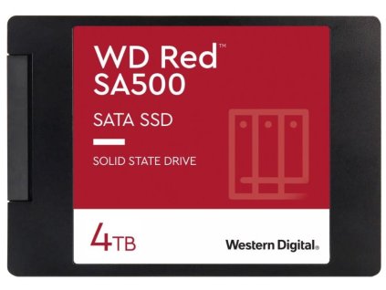 WD RED SSD 3D NAND WDS400T2R0A 4TB SATA/600, (R:560, W:530MB/s), 2.5"