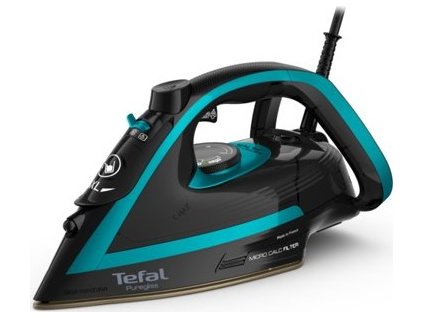 Tefal Puregliss FV8066E0 napařovací žehlička, 3000 W, anti-drip, rychlé nahřátí, tyrkysová / černá