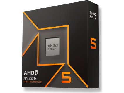 CPU AMD RYZEN 5 9600X, 6-core, 3.9GHz, 38MB cache, 65W, AMD Radeon Graphics, socket AM5, BOX, bez chladiče