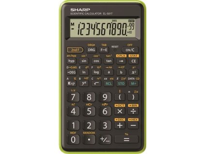 Sharp kalkulačka - EL-501T - zelená