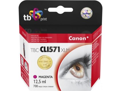 Ink. kazeta TB komp. s Canon CLI-571X, 0333C001 MG