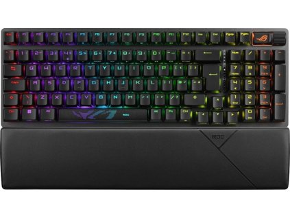 ASUS ROG STRIX SCOPE II, mechanická, drátová, ROG RX RED / PBT, US