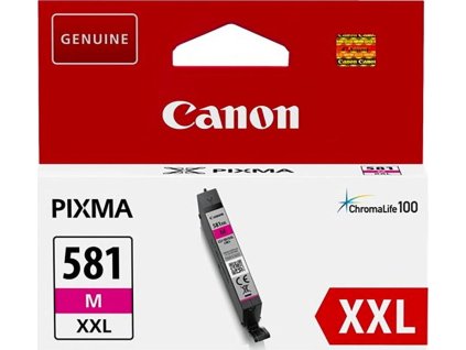 Canon CARTRIDGE CLI-581 XXL purpurová pro PIXMA TS615x, TS625x, TS635x, TR7550, TS815x (760str.)
