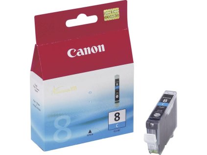 Canon CARTRIDGE CLI-8C azurová pro MP-500, MP-800, MP-800R, PIXMA iP4x00, IP6700D, MX700, PRO9000 MARK II (490 str.)
