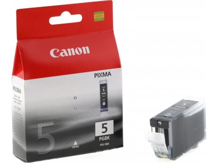 Canon PGI-5 BK černá pro iX4000, iX5000, MP-500, MP-800(R),PIXMAiP3300,3500,iP4x00,iP5200(R),MP5x0,MP6x0,MP8x0(360 str.)