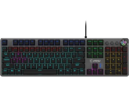 MSI FORGE GK310 Red/ mechanická/ RGB / USB/ CZ+SK layout