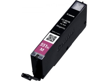 Canon CARTRIDGE CLI-551M XL purpurová pro Pixma iP, Pixma iX, Pixma MG a Pixma MX 6850, 725x, 925, 8750 (680 str.)