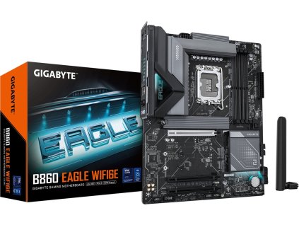 GIGABYTE B860 EAGLE WIFI6E, LGA1851, Intel B860, 4xDDR5, 1xDP, 1xHDMI, WiFi, ATX