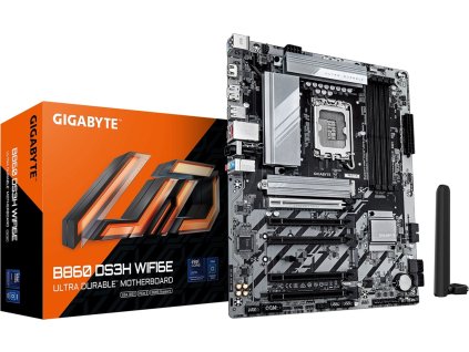 GIGABYTE B860 DS3H WIFI6E, LGA1851, Intel B860, 4xDDR5, 1xDP, 1xHDMI, WiFi, ATX