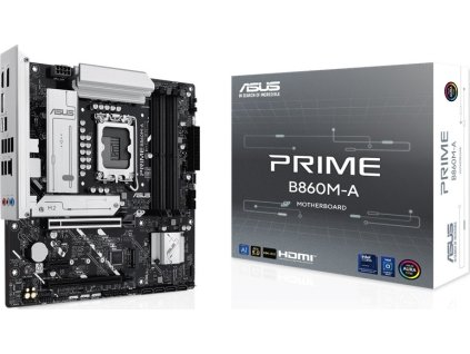 ASUS PRIME B860M-A-CSM, LGA1851, Intel B860, 4xDDR5, 2xDP, 1xHDMI, mATX