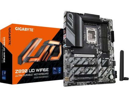 GIGABYTE Z890 UD WIFI6E, LGA1851, Intel Z890, 4xDDR5, 1xDP, 1xThunderbolt, WiFi