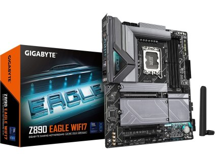 GIGABYTE Z890 EAGLE WIFI7, LGA1851, Intel Z890, 4xDDR5, 1xDP, 1xThunderbolt, WiFi