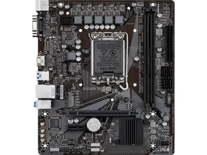 GIGABYTE H610M H V2, LGA1700, Intel H610, 2xDDR5, 1xHDMI, 1xVGA, mATX