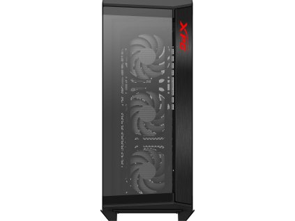 ADATA XPG BATTLECRUISER II Mid-Tower, bez zdroje, 4x 120mm ARGB Fan, Černá