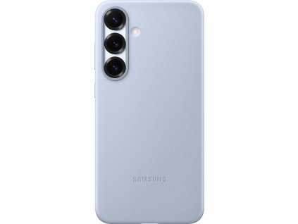 Samsung Ochranný kryt z veganské kůže pro Galaxy S25+ Light Blue