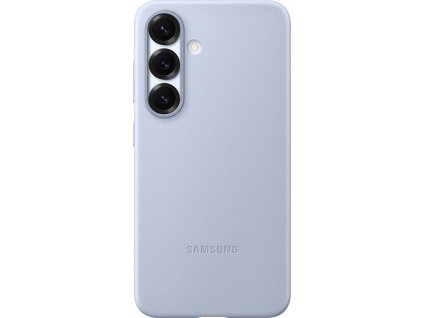 Samsung Ochranný kryt z veganské kůže pro Galaxy S25 Light Blue