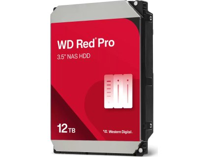 WD RED Pro NAS WD122KFBX 12TB, SATA III 3.5", 512MB 7200RPM, 267MB/s, CMR