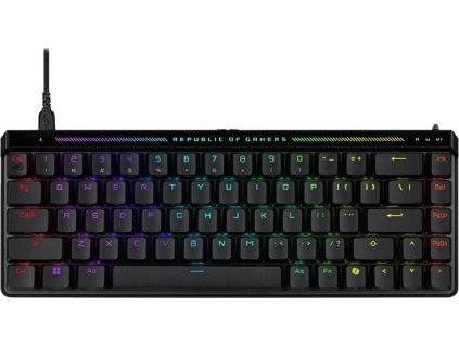 ASUS ROG FALCHION ACE HFX, Mechanická, Magnetický switch, USB, US, černá