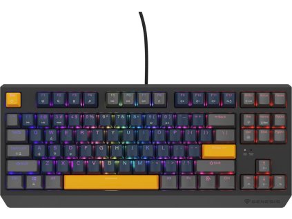 GENESIS THOR 230/TKL/RGB/Outemu Panda/Drátová USB/US layout/Naval Blue Positive