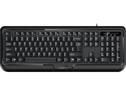 GENIUS KB-118 II/ Copilot/ USB/ CZ+SK klávesnica, drôtová, čierna