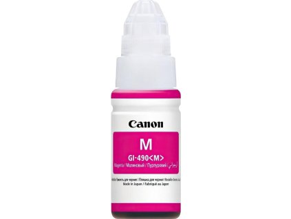 Canon Cartridge GI-490 purpurová proPIXMA G1400, G1410, G2400, G2410, G3400, G3410, G4400, G4410 (7 000 str.)
