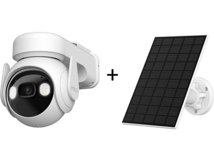 Imou by Dahua kit IP kamera Cell PT kit lite + solární panel/ PTZ/ 3Mpix/ IP66/ ojb. 3,6mm/ H.265/ IR až 20 m/ CZ app