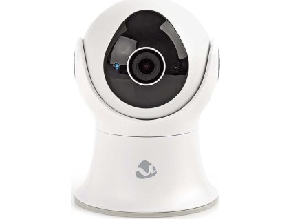NEDIS IP Kamera/ venkovní/ IP65/ Wi-Fi/ 1080p/ PIR senzor/ Cloud/ otáčení/náklon/ 16GB/ Android/ iOS/ adaptér/ bílá
