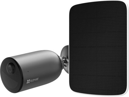 EZVIZ set IP kamera EB3-C/ bullet/ Wi-Fi/ 3Mpix/ krytí IP65/ objektiv 2,8 mm/ H.265/ IR až 15 m/ bílá + solární panel C