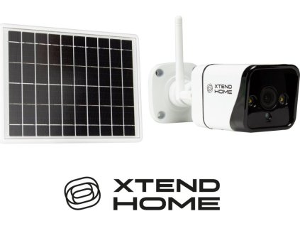 Xtend Home SO100/ Solární kamera/ 1080p/ 4mm/ Wi-Fi/ IP65/ IR až 15m/ Tuya CZ a SK