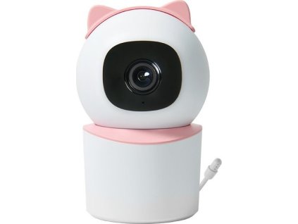 IMMAX NEO LITE SMART Security vnitřní kamera BABY, 355° 50°, P/T, Wi-Fi, 4MP, růžová, TUYA