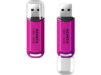 ADATA C906, 32GB, USB 2.0, růžová