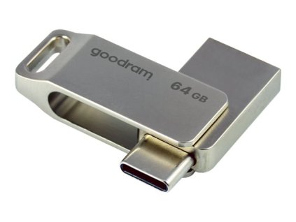 GOODRAM ODA3, 64GB, USB 3.2, stříbrná