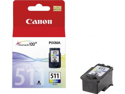 Canon CARTRIDGE CL-511 barevná pro  PIXMA iP2700, MP2x0, MP49x, MX3x0, MX410, MX420 (245 str.)