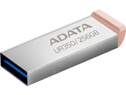 ADATA UR350, 256GB, USB 3.2, stříbrno-hnědá
