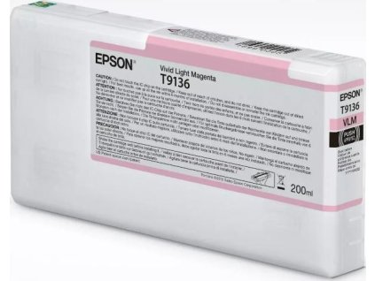 Epson T9136 Vivid L. Magenta InkCartridge (200ml)