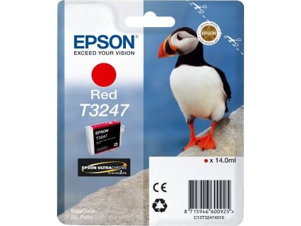 EPSON ink bar T3247 "Puffin" Red pro SC-P400