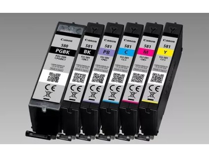 Canon CARTRIDGE PGI-580/CLI-581 BK/CMYK Multi-pack SEC pro PIXMA TS615x,625x,635x,815x,915xTR7550,8550