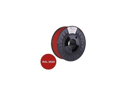 C-TECH filament PREMIUM LINE, PETG, dopravní červená, RAL3020, 1,75mm, 1kg