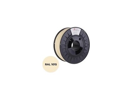 C-TECH filament PREMIUM LINE, PLA, slonová kost světlá, RAL1015, 1,75mm, 1kg